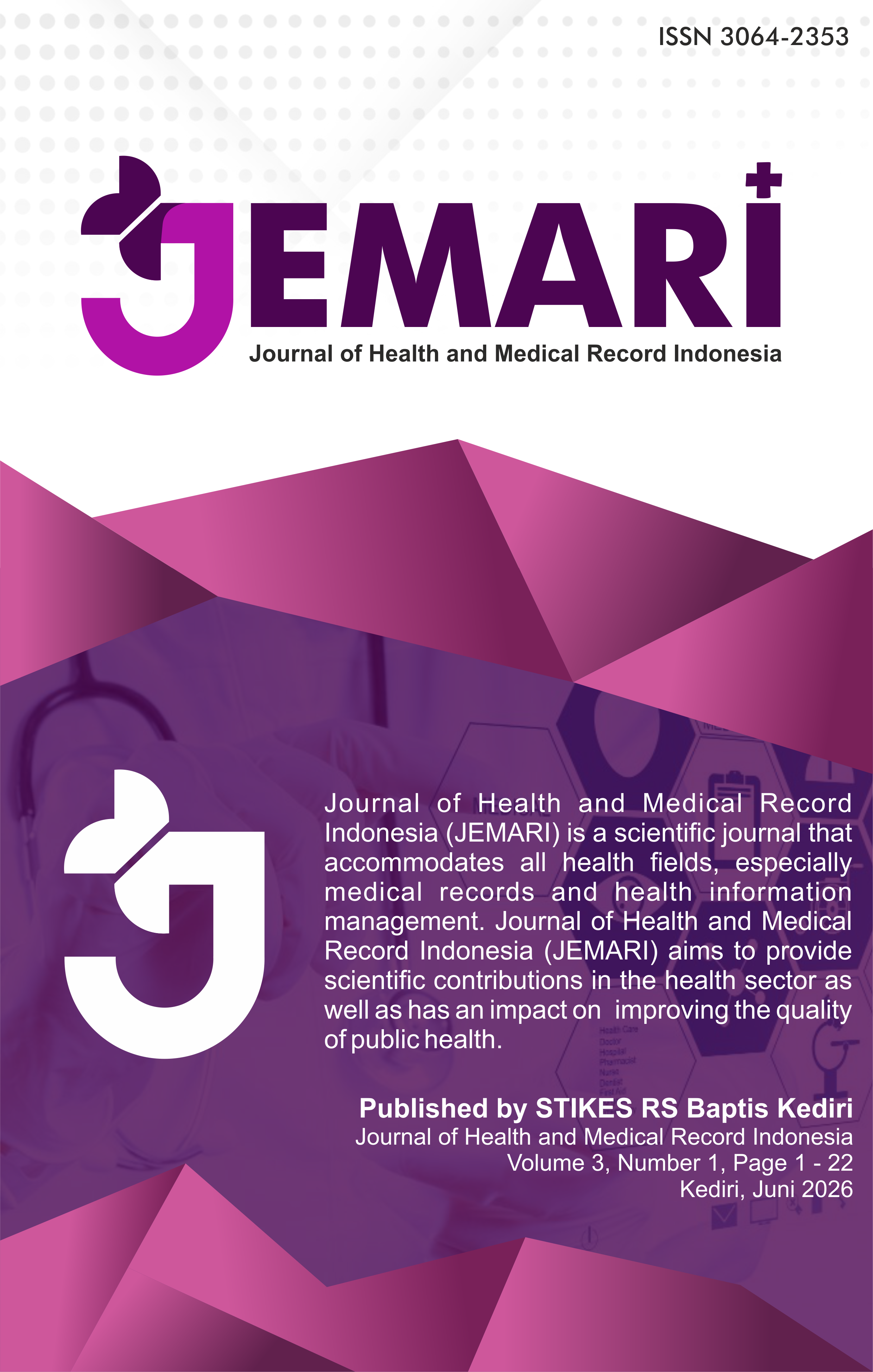 					View Vol. 3 No. 1 (2026): JOURNAL OF HEALTH AND MEDICAL RECORD INDONESIA
				